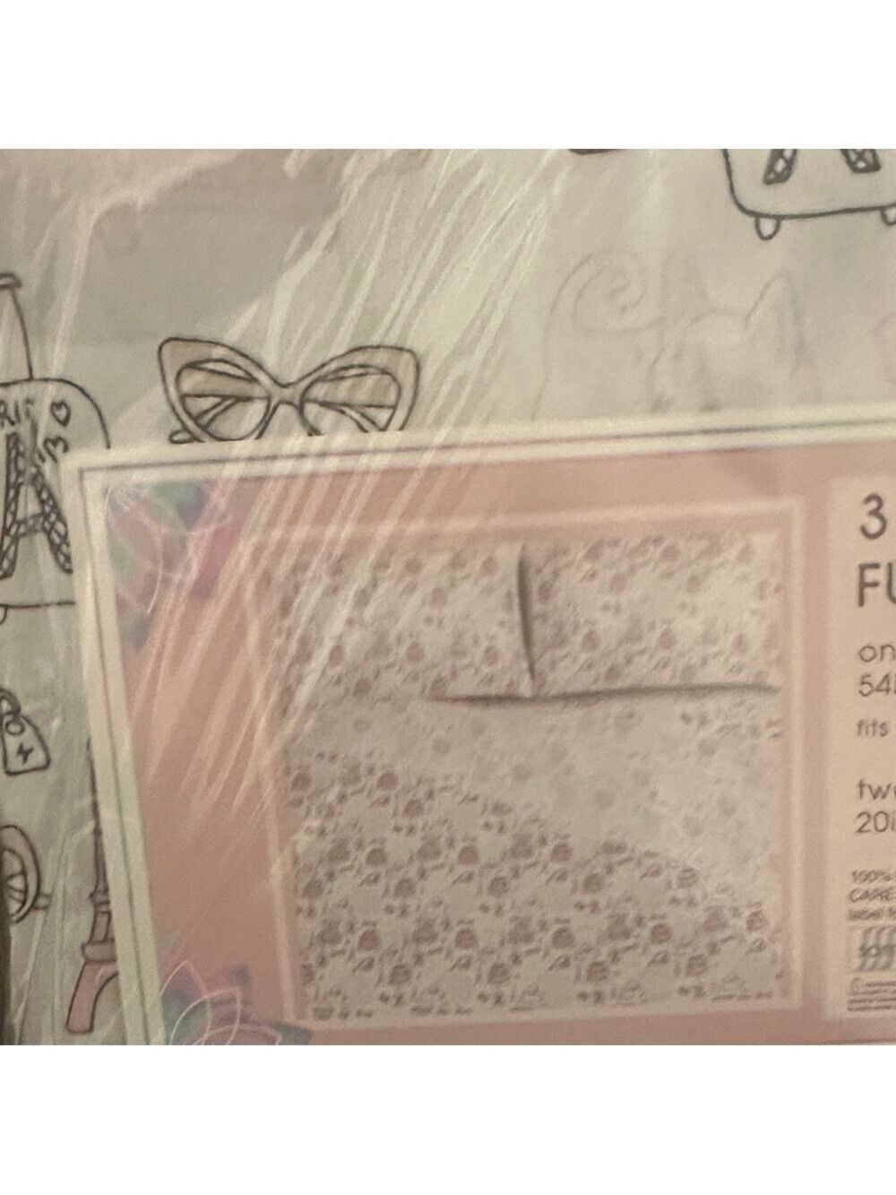 Lulu & Coco 3-Piece Printed Sheet Set full size - Picture 4 of 4